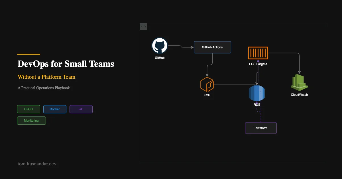 DevOps for Small Teams: A Practical Guide Without a Platform Team